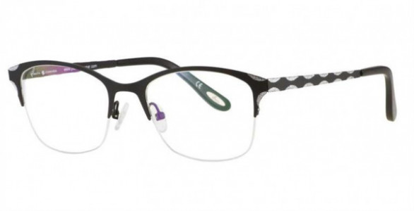 Glacee GL6840 Eyeglasses, C1 BLACK CRYSTAL