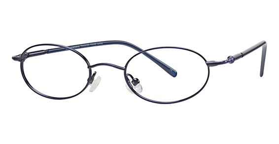 Hilco FRAMEWORKS 435 Eyeglasses, BLU Navy Blue