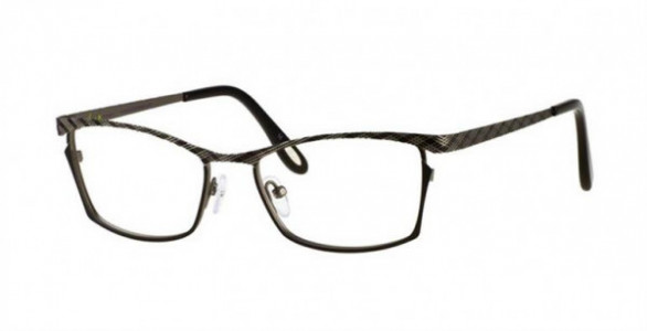 Glacee GL6820 Eyeglasses, C1 BLACK/GUN