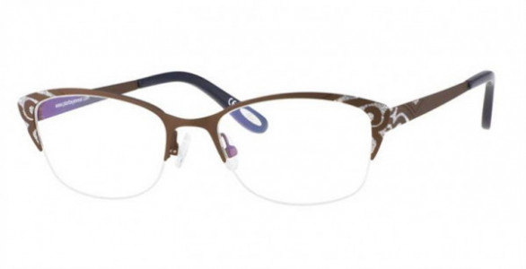 Glacee GL6804 Eyeglasses, C1 LTBRN/SILGLITTER