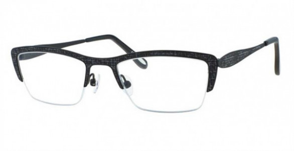 Glacee GL6777 Eyeglasses, C1 BLACK/GREY CLOTH