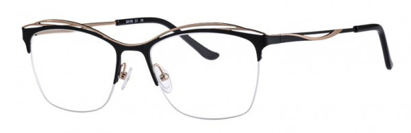 Grace G8185 Eyeglasses, C1 BLK/PNKGOLD