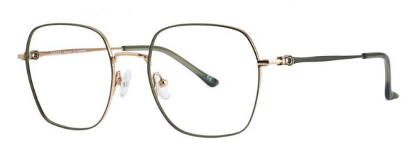 Grace G8168 Eyeglasses, C1 (T) DRKGRN/RSEGLD