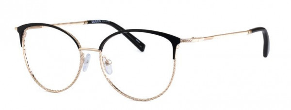 Grace G8154Q Eyeglasses, C1 BLK/RSGOLD