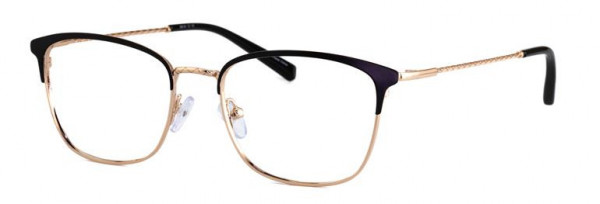 Grace G8151 Eyeglasses, C1 BLK/RSGLD