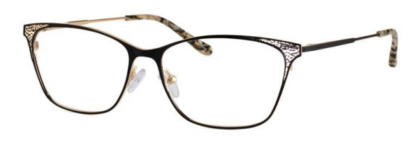 Grace G8150Q Eyeglasses, C1 BLACK/GOLD