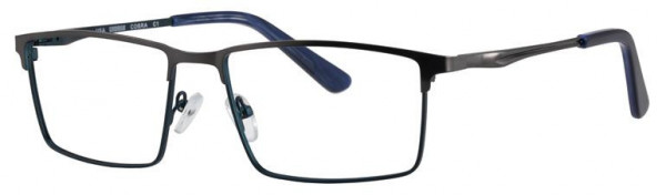 Gridiron COBRA Eyeglasses, C1 MT GUN BLUE