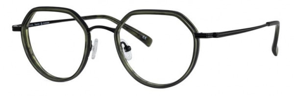 Staag SG-MIDAS Eyeglasses, C1(T) BLACK/MOSS
