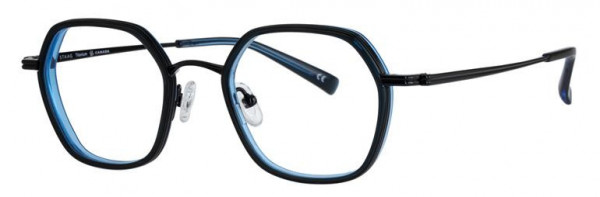 Staag SG-MILHOUSE Eyeglasses, C1(T)BLACK/BLUE