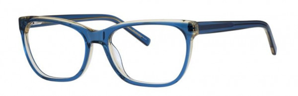 Vue V1107 Eyeglasses, C1 BLU BRN CRYS
