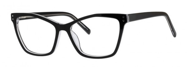 Vue V1097 Eyeglasses, C1 BLACK CRYSTAL