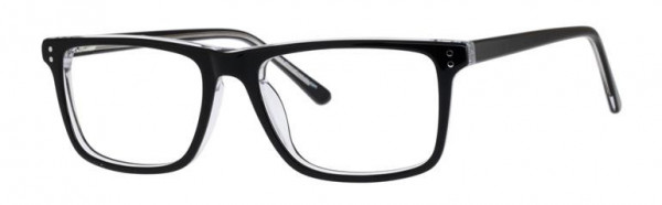Vue V1095 Eyeglasses, C2 BLACK CRYSTAL