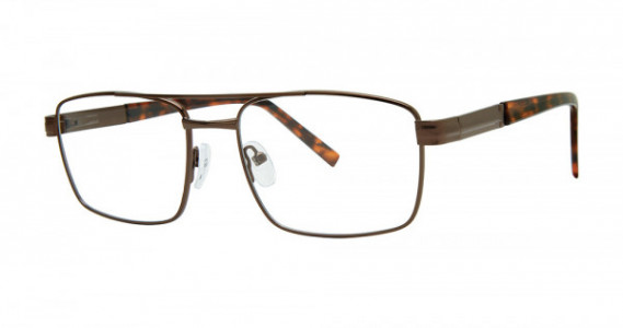 Modern Optical SKILLED Eyeglasses, Matte Brown/Tortoise