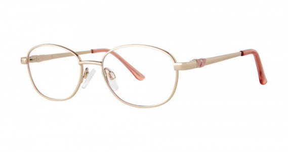 Modern Optical SWEETHEART Eyeglasses, Gold/Pink
