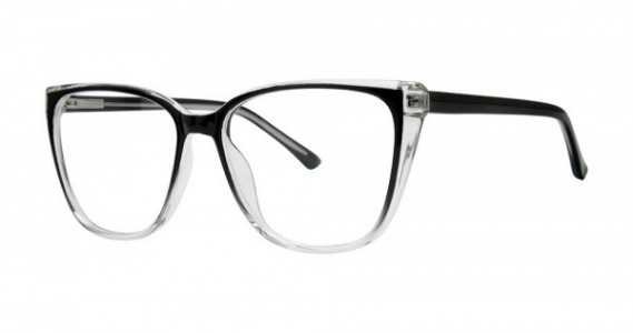 Modern Optical SABRINA Eyeglasses, Black/Crystal fade