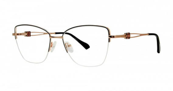Modern Art A628 Eyeglasses, Black/Gold