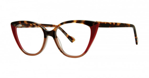 Modern Art A632 Eyeglasses, Tortoise/Ruby Red