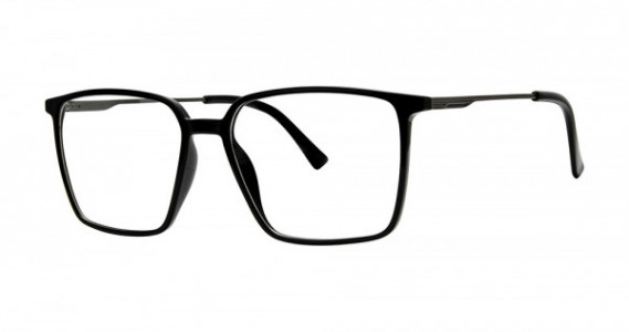 Big Mens Eyewear Club BIG RIVER Eyeglasses, Black/Gunmetal