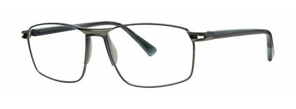 Big Mens Eyewear Club BIG WARRIOR Eyeglasses, Matte Gunmetal/Grey