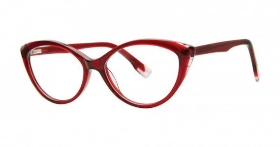 Genevieve REMINISCE Eyeglasses, Burgundy/Pink