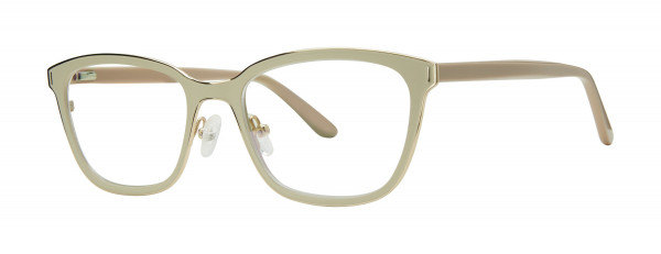 Genevieve SILHOUETTE Eyeglasses, Matte Ivory/Gold/Beige