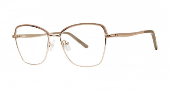 Genevieve TOPIC Eyeglasses, Blush/Gold