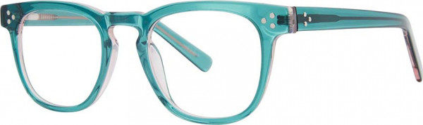 Genevieve TOGETHER Eyeglasses, Teal/Pink