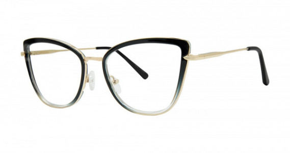 Modern Times ANYWAY Eyeglasses, Black Crystal/Gold