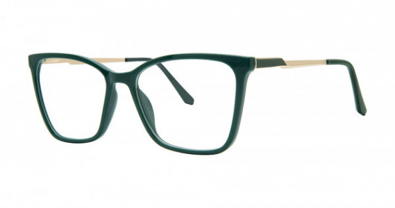 Modern Times ATTENTION Eyeglasses, Emerald/Gold