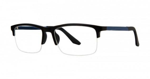 Modern Times HOLDEN Eyeglasses, Black Matte/Navy