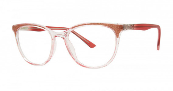 Modern Times SKYLAR Eyeglasses, Pink Crystal/Cherry Crystal