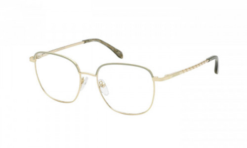 Zadig & Voltaire VZV344 Eyeglasses, ROSE  GOLD/BEIGE (0F47)