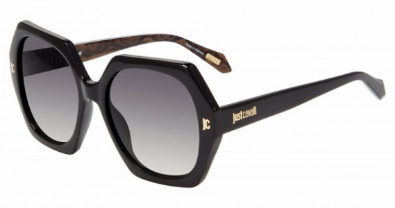 Just Cavalli SJC087 Sunglasses, SHINY BLACK (0700)