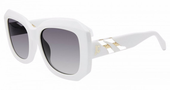 Just Cavalli SJC085V Sunglasses, SHINY WHITE SNOW (0847)
