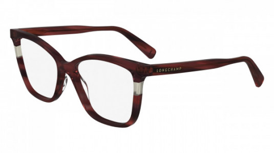Longchamp LO2741 Eyeglasses, (607) STRIPED RED