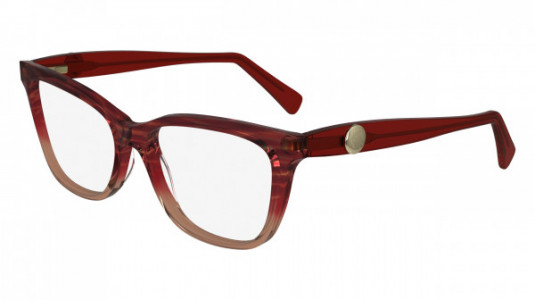 Longchamp LO2744 Eyeglasses, (606) TEXTURED RED