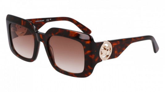 Longchamp LO753S Sunglasses, (242) DARK HAVANA