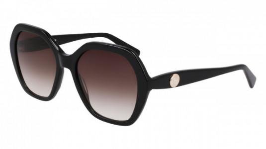 Longchamp LO759S Sunglasses, (001) BLACK