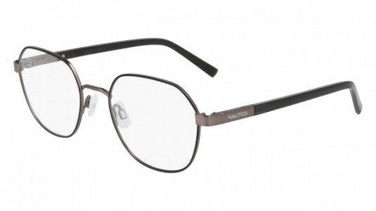 Nautica N7342 Eyeglasses, (001) BLACK/GUNMETAL