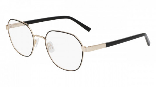 Nautica N7342 Eyeglasses, (005) BLACK/GOLD