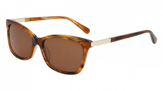 Nine West NW665S Sunglasses, (221) BROWN HORN