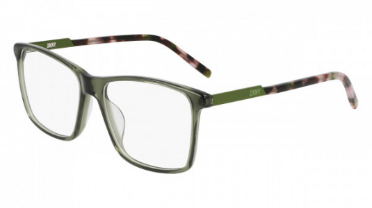 DKNY DK5067 Eyeglasses, (330) PESTO CRYSTAL