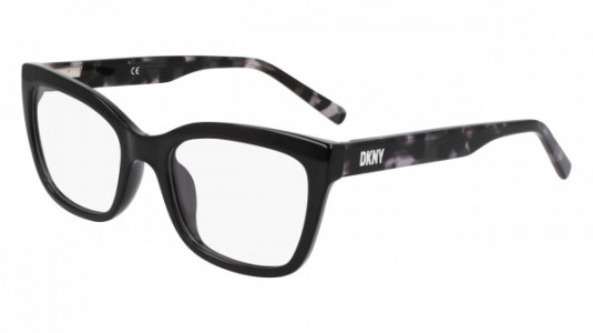 DKNY DK5068 Eyeglasses, (001) BLACK CRYSTAL