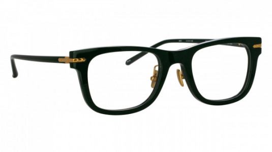Linda Farrow LF68LB PORTICO Eyeglasses, (004) FOREST GREEN/LIGHT GOLD