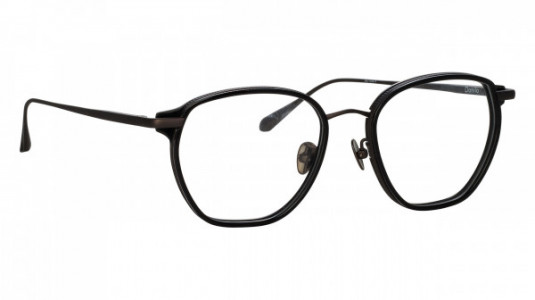 Linda Farrow LFL1246B DANILO Eyeglasses, (004) MATT NICKEL/BLACK