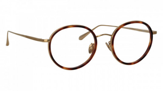 Linda Farrow LFL1452 SATO Eyeglasses, (002) LIGHT GOLD/T-SHELL