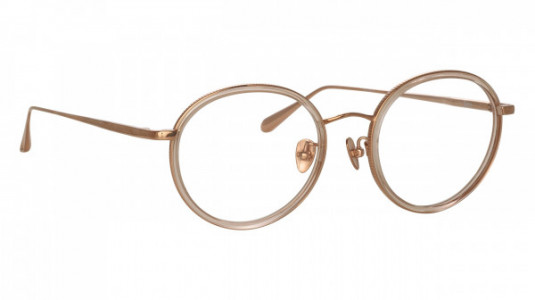 Linda Farrow LFL1452 SATO Eyeglasses, (003) ROSE GOLD/ASH