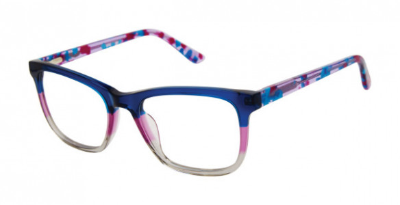 gx by Gwen Stefani GX842 Eyeglasses, Blue/Purple (BLU)