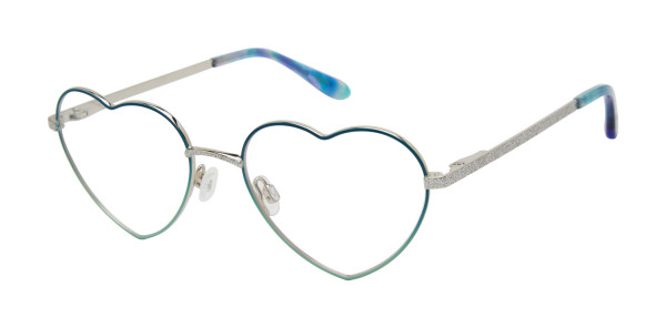 Lulu Guinness LK046 Eyeglasses, Teal/Mint (TEA)