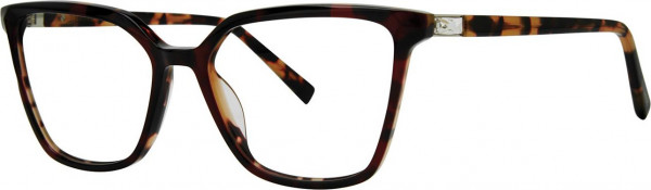 Vera Wang Askale Eyeglasses, Burgundy Tortoise